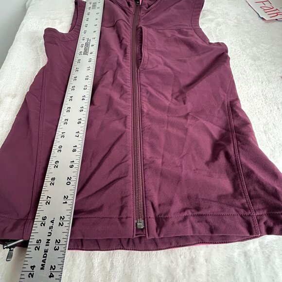 Ibex Womens ClimaWool Merino Wool Blend Zip Up Vest XS Burgundy Pockets Packable - Picture 9 of 9